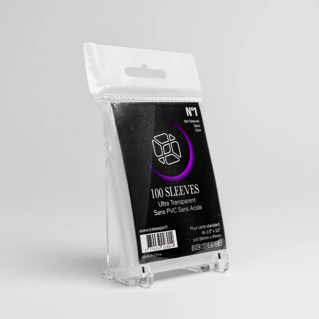 Pack de 100 Sleeves standard 66x91mm pour cartes Pokémon, One Piece, MTG