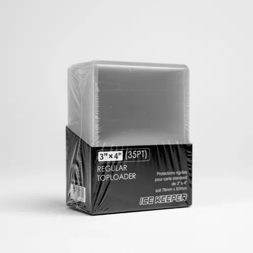 [sno002] Pack de 25 Toploaders – Standard Size  3" x 4" 35PT 